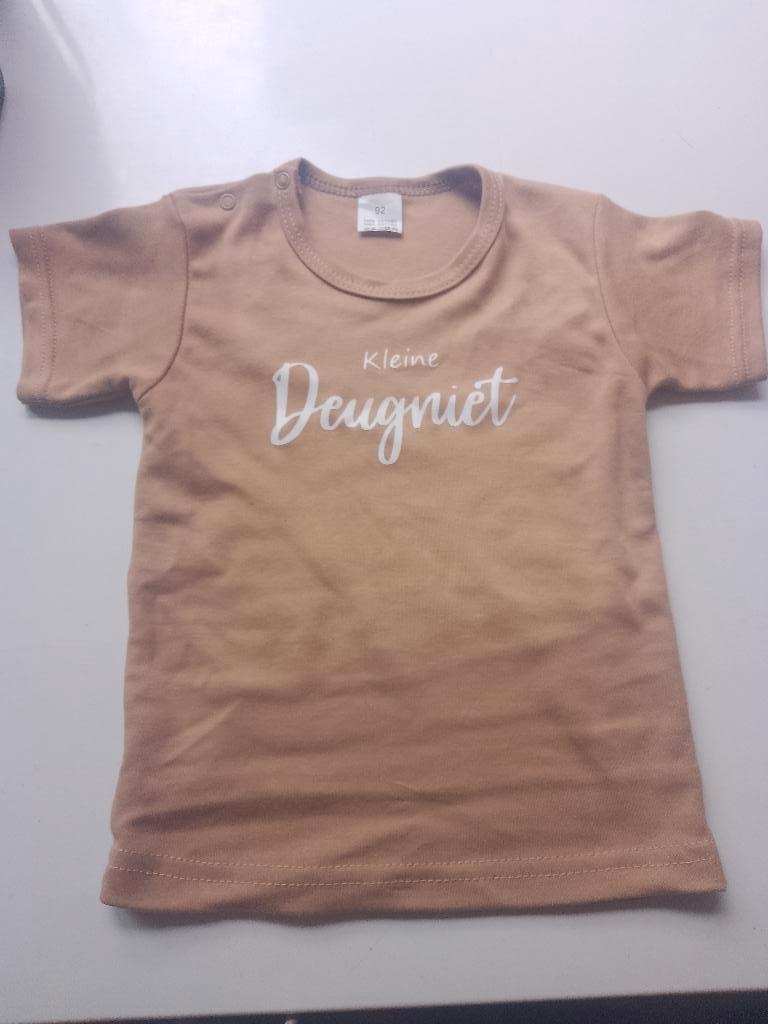 nieuw t-shirt kleine deugniet maat 92 voor 18 a 24 maand, Kinderen en Baby's, Kinderkleding | Maat 92, Verzenden, Jongen of Meisje