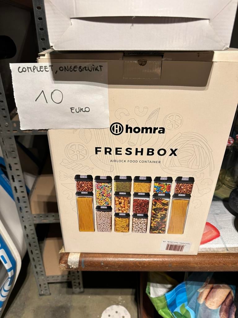 Opbergboxen voor voeding, Ophalen, Zo goed als nieuw