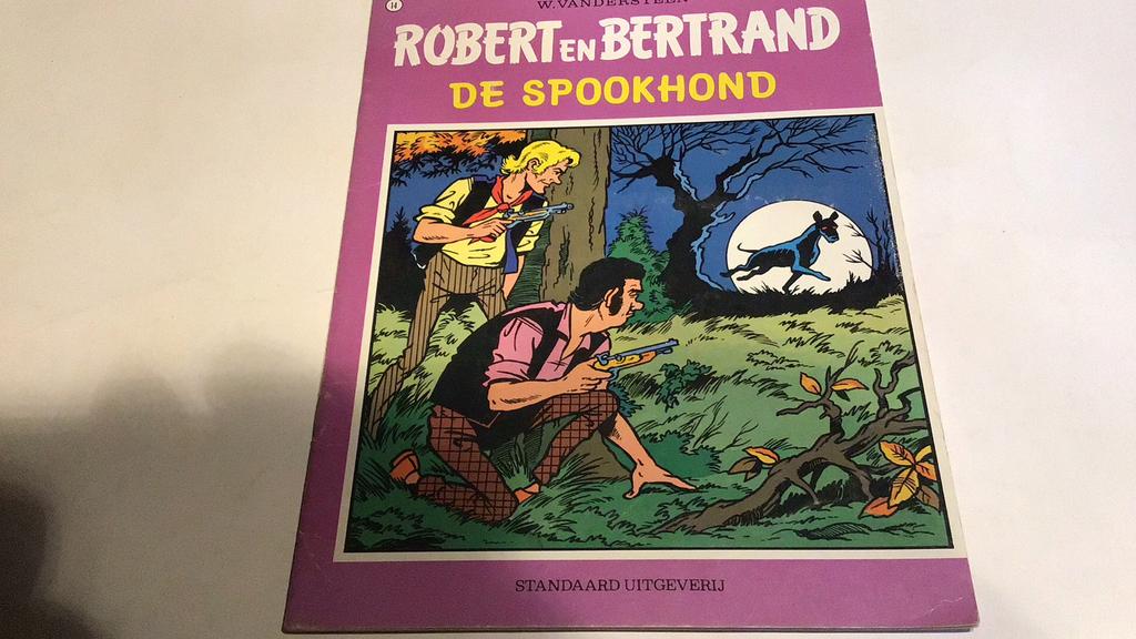 Robert en Bertrand (+), Gelezen, Eén stripboek, Ophalen of Verzenden, Vandersteen