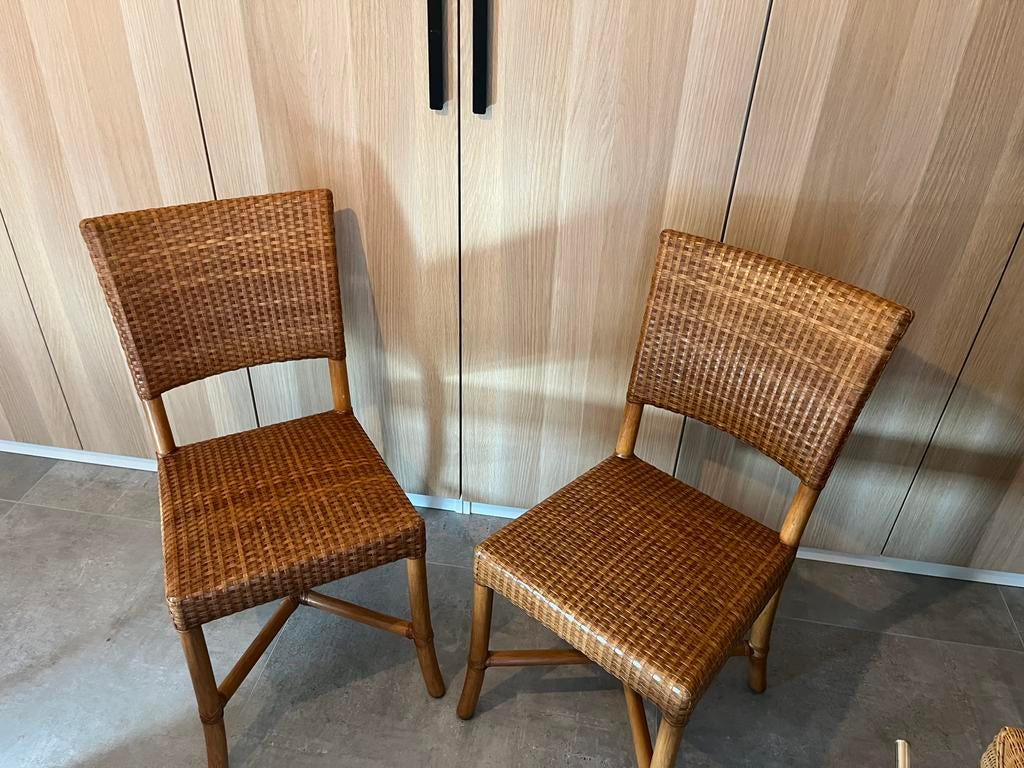 Casparucci Italo stoelen 6 stuks, Huis en Inrichting, Stoelen, Ophalen, Gebruikt, Landelijk, cottage, Bruin