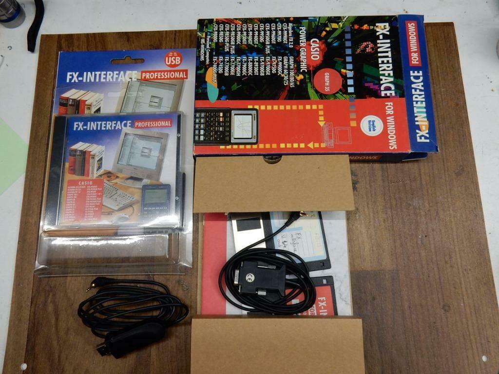 jw0696: Casio FX interface kabels voor Casio grafische reken, Enlèvement ou Envoi, Comme neuf
