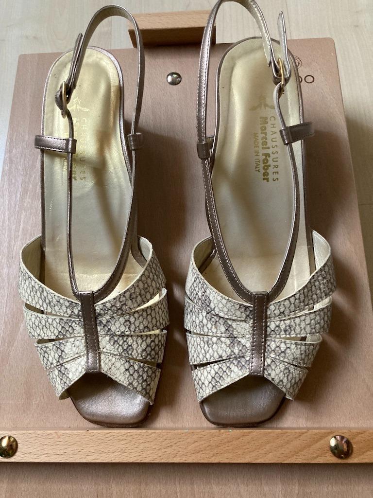 Sandalen van Marcel Faber ( Italy ), Schoenen met lage hakken, Marcel Faber, Geel, Ophalen of Verzenden