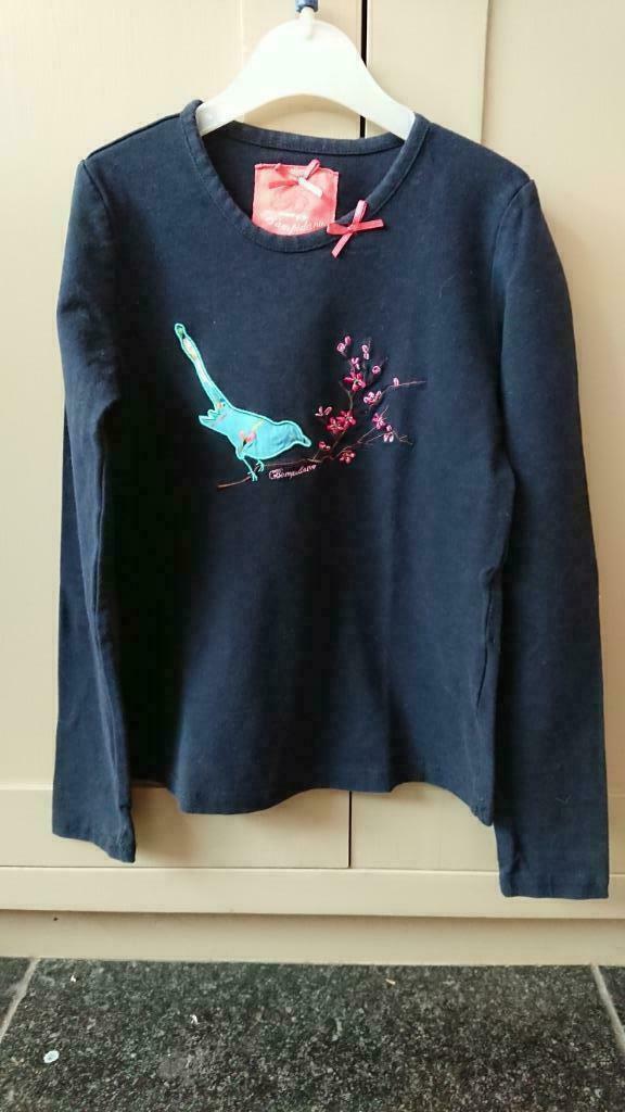 Mooie Longsleeve - meisje - maat 128, Kinderen en Baby's, Kinderkleding | Maat 128, Zo goed als nieuw, Meisje, Shirt of Longsleeve