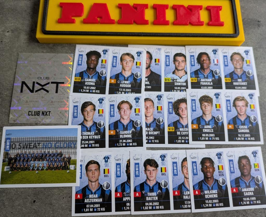 11 AUTOCOLLANTS PANINI FOOTBALL 2020/21 CLUB NEXT FOOTBALL, Enlèvement ou Envoi, Neuf
