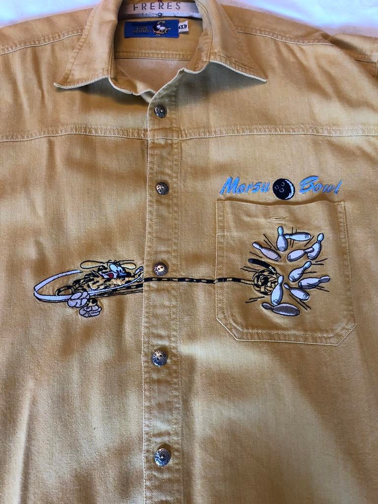 MARSUPILAMI hemd maat X/L Studio Aventure, Ophalen of Verzenden, Zo goed als nieuw, Geel