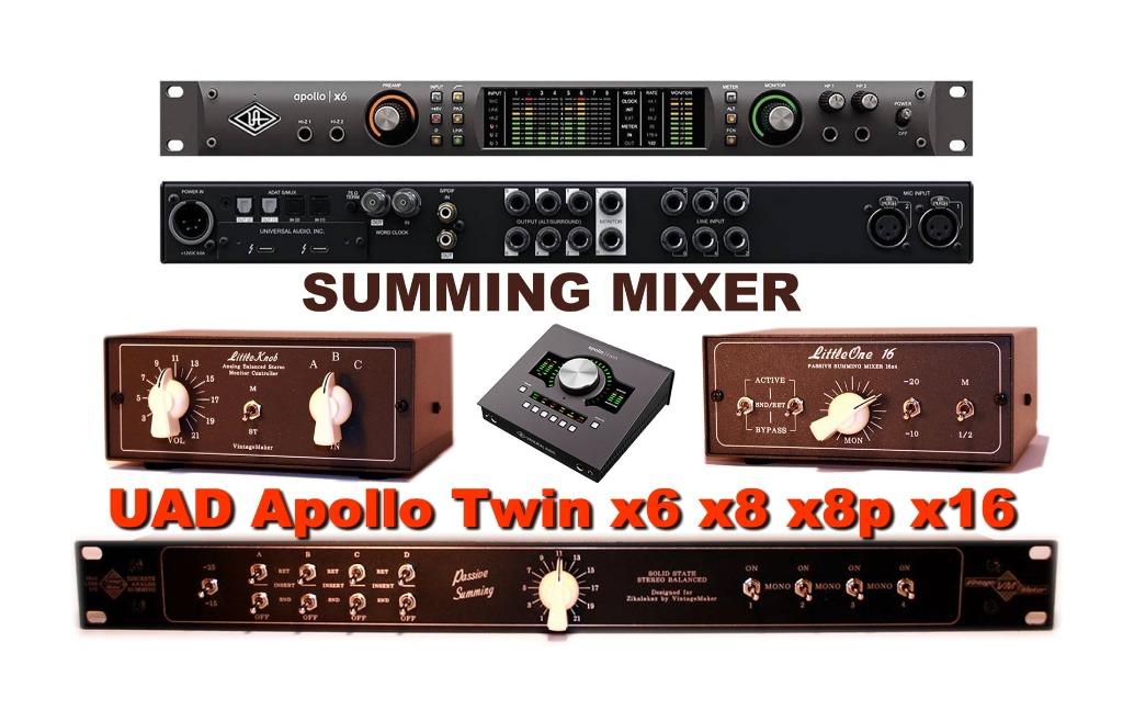 Universal Analog Summing Box Mixer for UAD Apollo x6 – x8 -, Musique & Instruments, Envoi, Neuf, 5 à 10 canaux