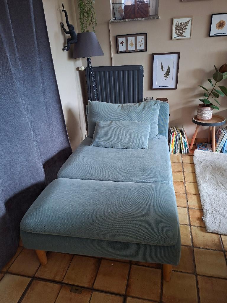 Méridienne Soderham Ikea turquoise, 150 cm ou plus, Moins de 150 cm, Une personne, Enlèvement