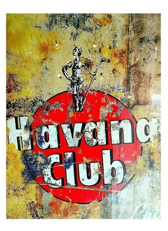 Vintage metalen bordjes Havana Club (30x20cm), Verzamelen, Ophalen of Verzenden, Nieuw