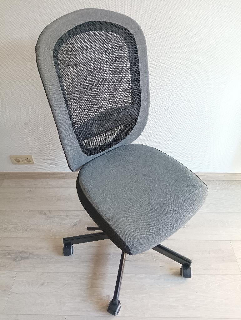 IKEA kantoorketen FLINTAN, Ophalen, Zo goed als nieuw, Grijs, Bureaustoel