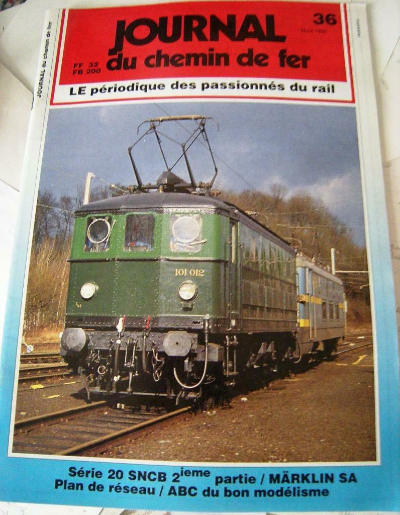 Journal du Chemin de Fer - N36, Enlèvement ou Envoi, Comme neuf, Train, Livre ou Revue
