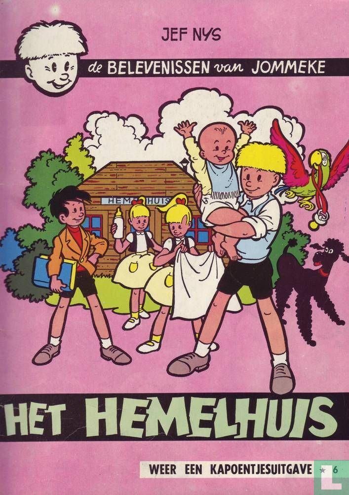 Jommeke : Het hemelhuis, Boeken, Jef Nys, Eén stripboek, Ophalen of Verzenden, Zo goed als nieuw