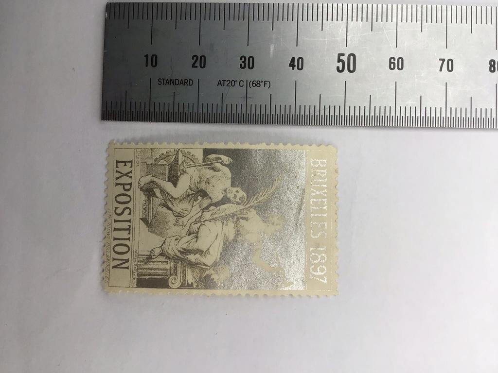 Brussel zilver 1897, Postzegels en Munten, Postzegels | Europa | België, Ophalen of Verzenden