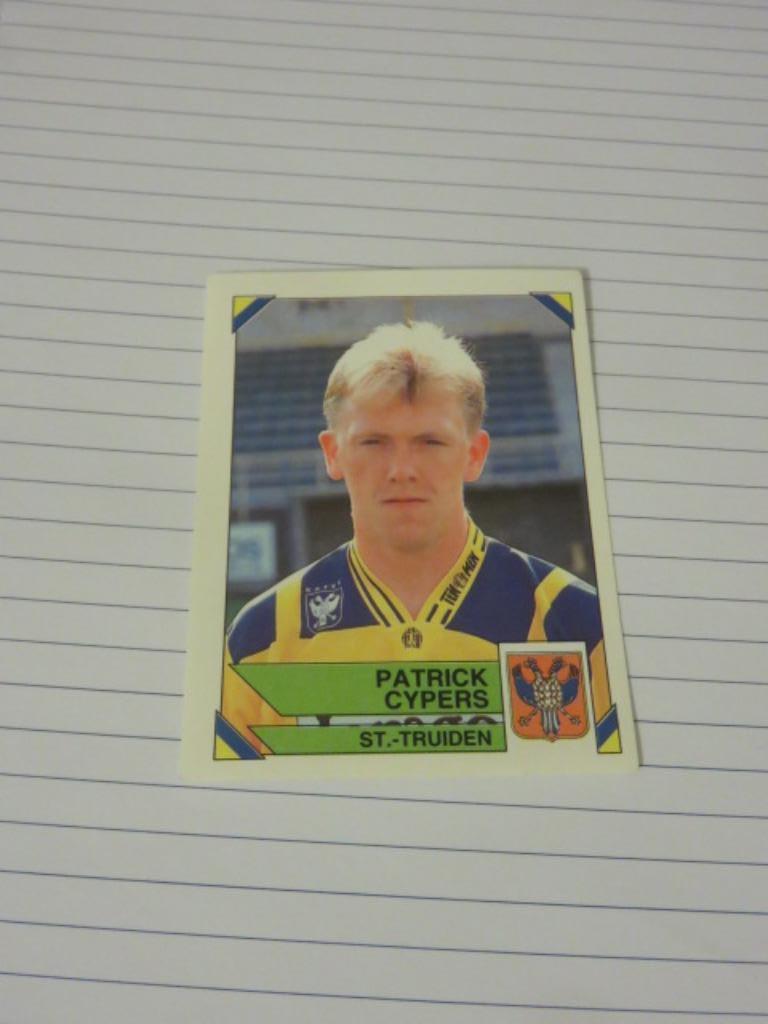 Voetbal: Sticker football 95 : Patrick Cypers - STVV, Enlèvement ou Envoi, Neuf, Autocollant