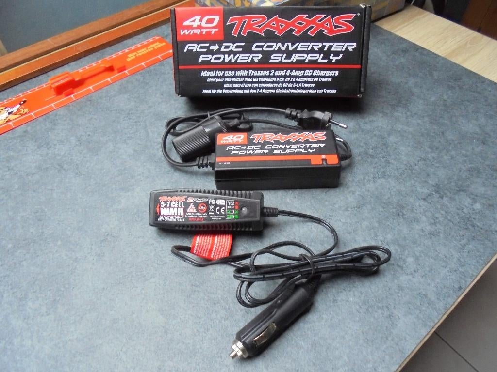 Traxxas lader en voeding., Zo goed als nieuw, Onderdeel, Overige schalen, Overige typen