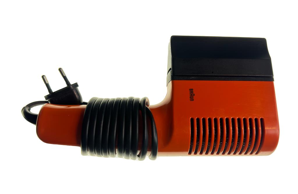 Vintage oranje haardroger Braun, Ophalen of Verzenden, Gebruikt, Haarverzorging