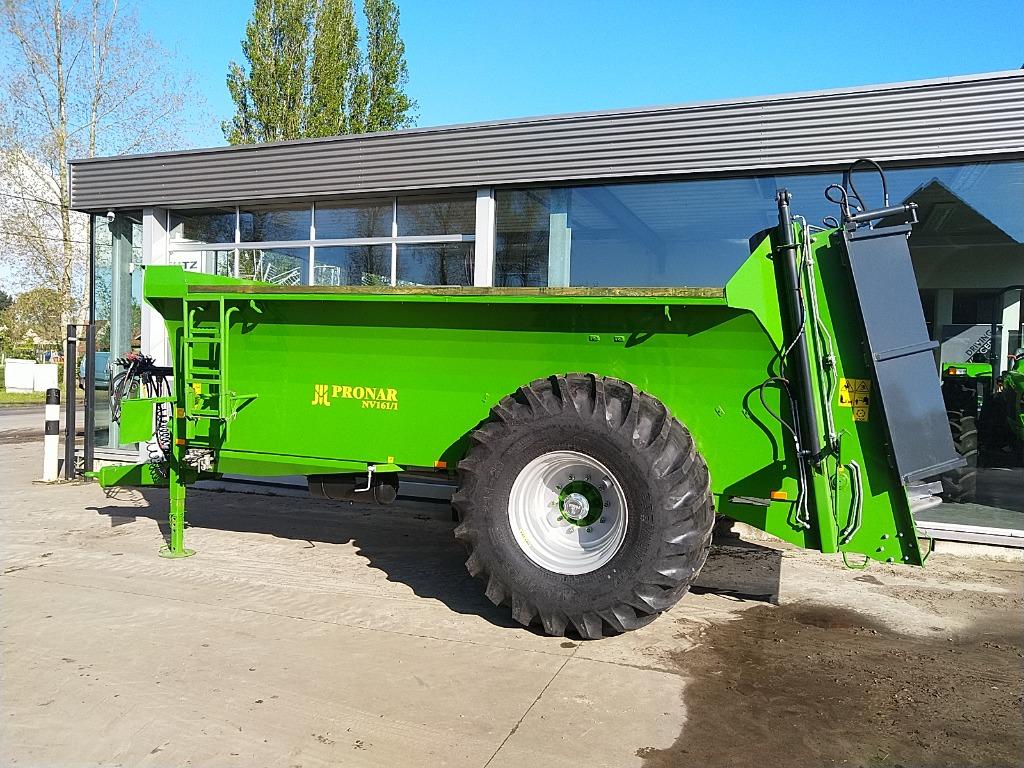 Camion à fumier Pronar NV161/1, 12T PTAC, 8,25T de Charge, Enlèvement