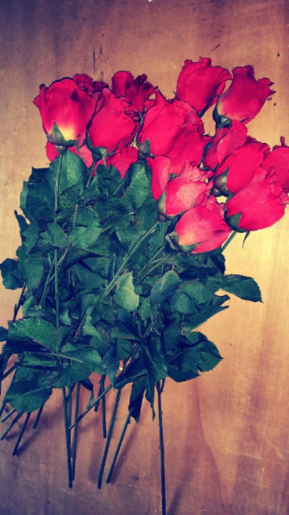 Bloemen in zijde rozen 20 stuks, Ophalen of Verzenden, Nieuw, Binnen
