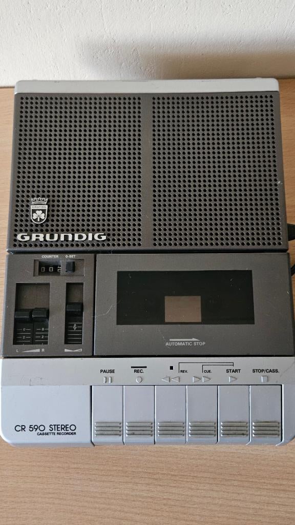 GRUNDIG draagbare mini-cassettespeler/recorder, Ophalen of Verzenden, Gebruikt, Overige typen