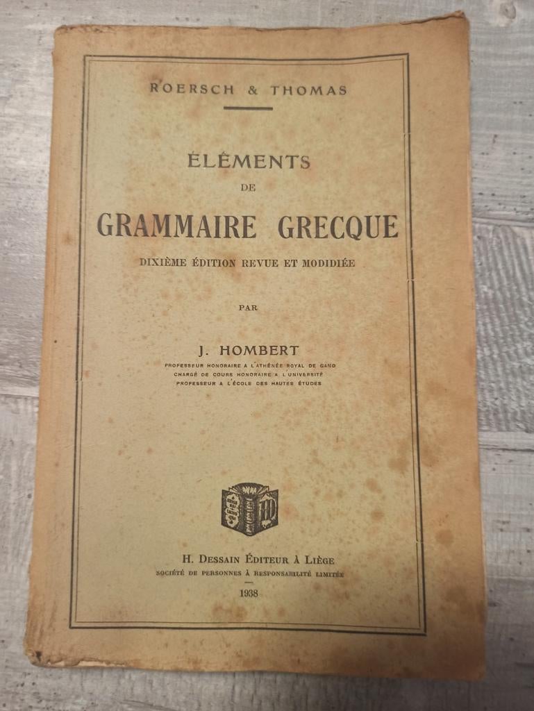 Grammaire Grecque, Enlèvement ou Envoi