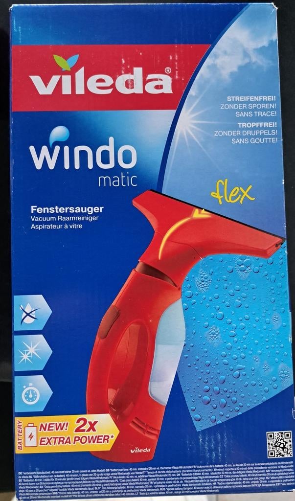 Aspirateur à vitres Vileda, Enlèvement ou Envoi, Essuie-vitre ou Raclette