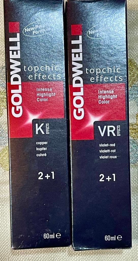 Lot van haarkleuringscrème en kleurshampoo GOLDWELL, Ophalen, Nieuw