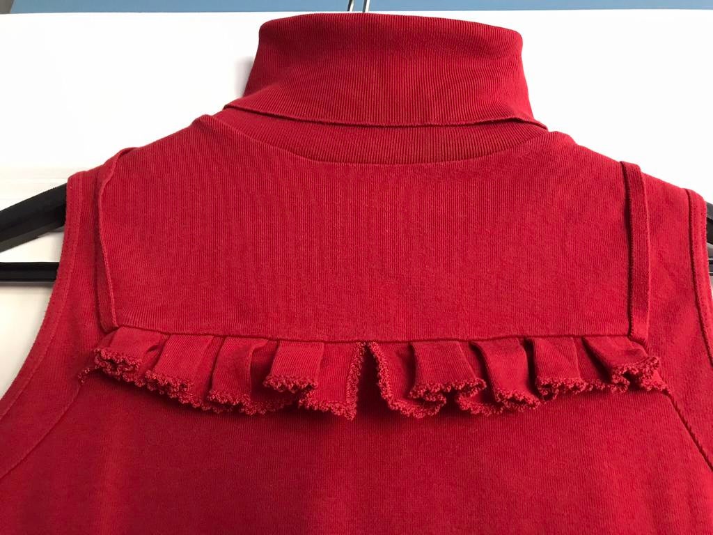 T-shirt, chine , amper gedragen,tof, Verzenden, Rood, Chine, Zo goed als nieuw