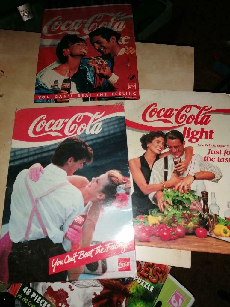 Coca Cola kartonnen reclame, Verzamelen, Verzenden, Gebruikt