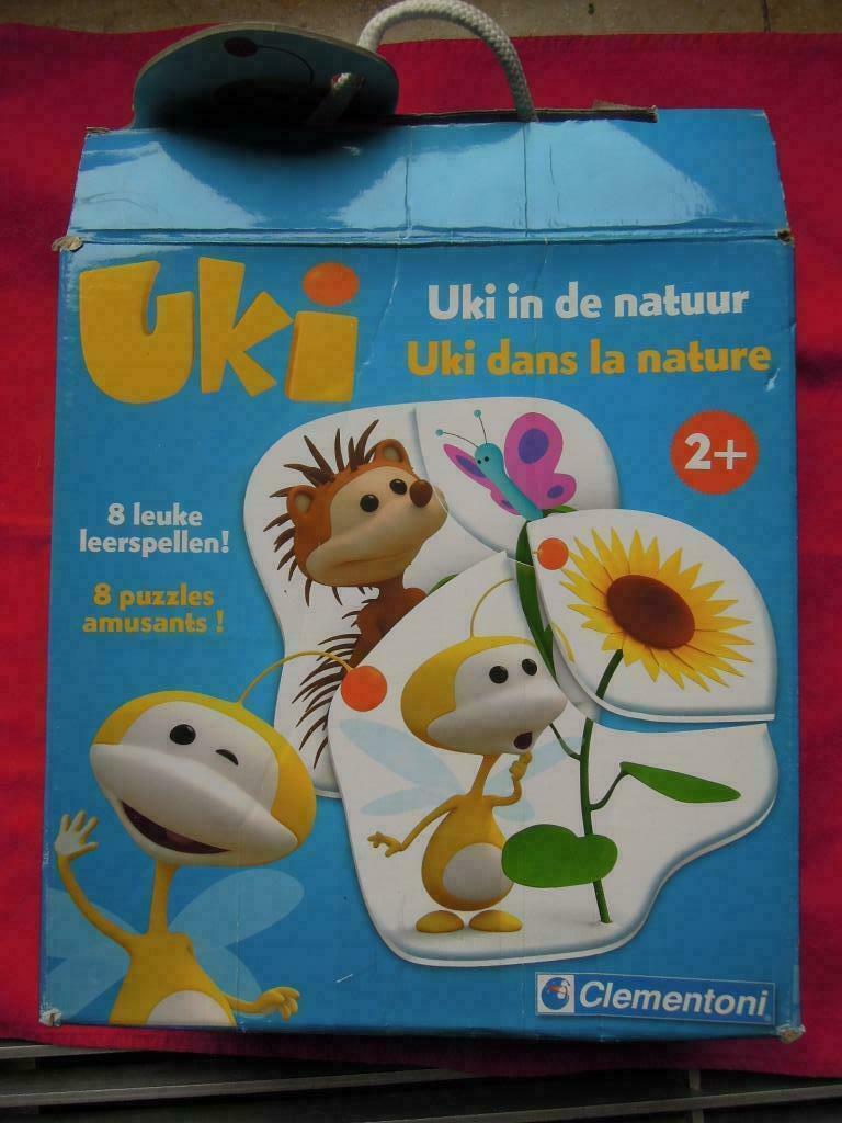 puzzel  Uki in de natuur Clementoni Telekids vanaf 1j, Kinderen en Baby's, Ophalen of Verzenden, Minder dan 10 stukjes, Gebruikt