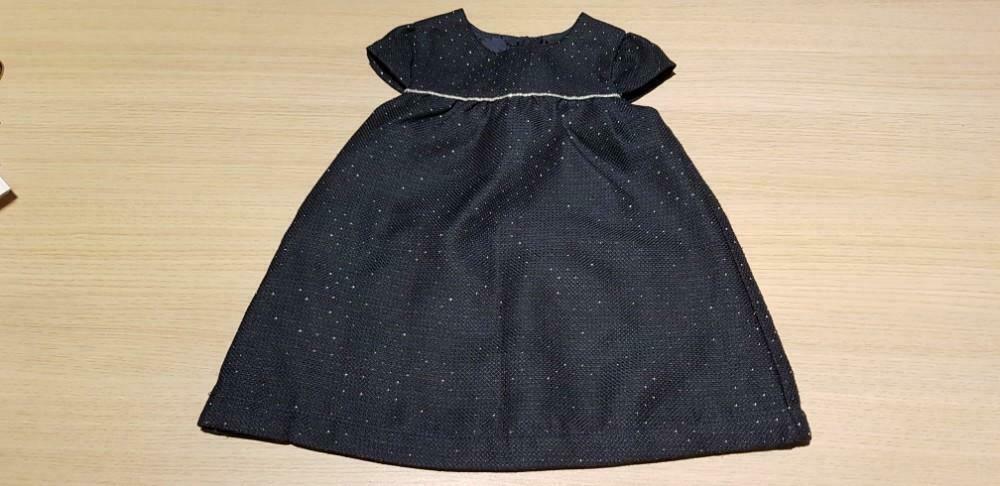 donkerblauw kleedje - 9 tot 12 m, Enlèvement, Fille