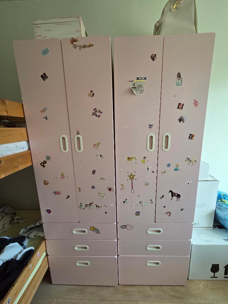 IKEA SMÅSTAD / PLATSA, Enfants & Bébés, Chambre d'enfant | Commodes & Armoires, Enlèvement, Utilisé, 100 cm ou plus, Armoire