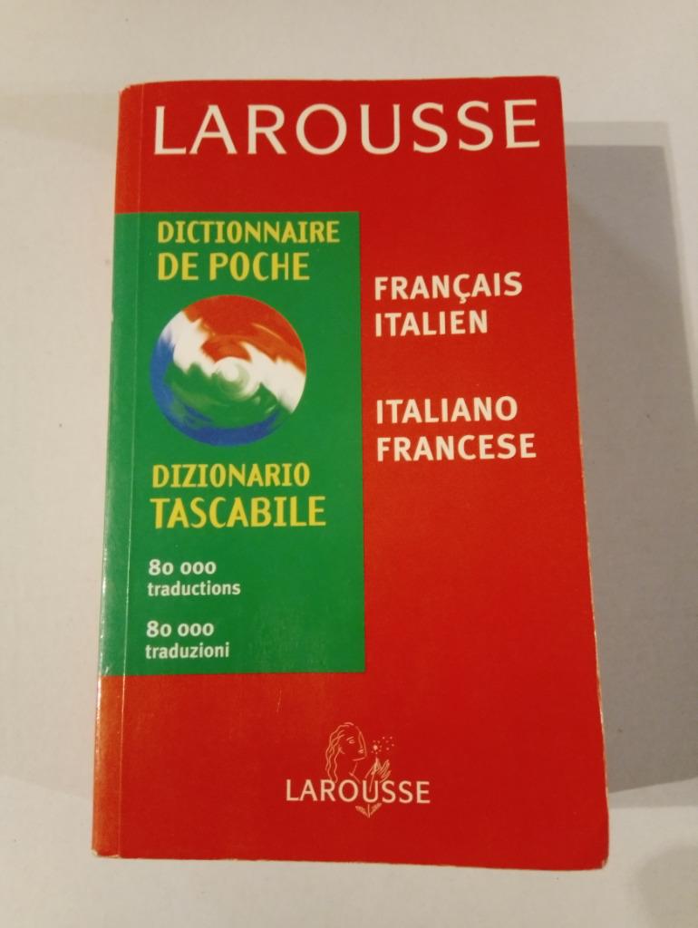 Larousse dictionnaire de poche Francais italien- italien fra, Gelezen, Frans, Overige uitgevers, Ophalen of Verzenden