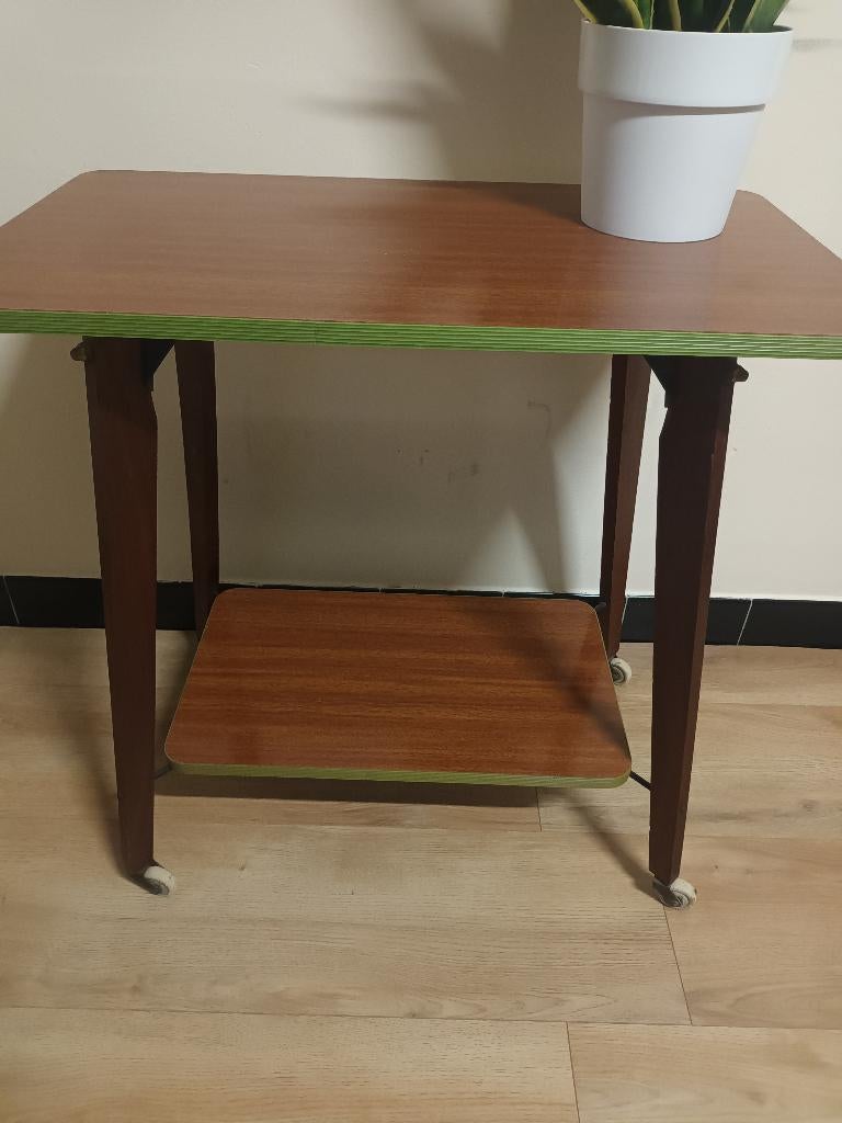 Retro bijzettafel met wielen, Enlèvement