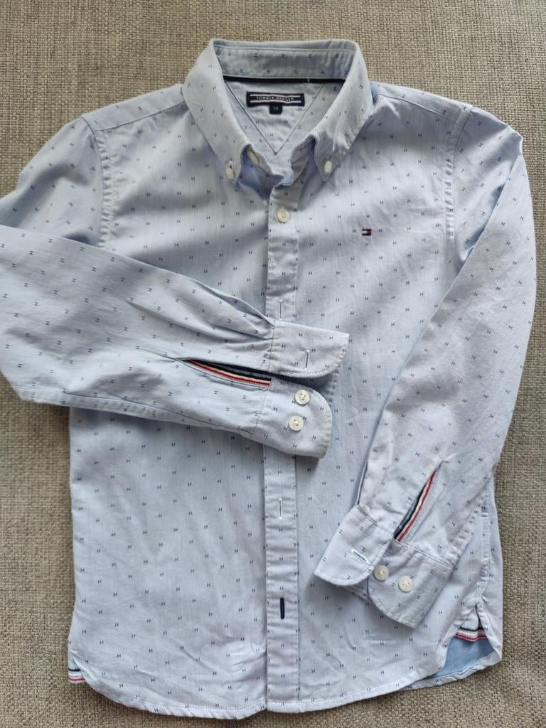 Chemise bleue Tommy Hilfiger, Enfants & Bébés, Enlèvement ou Envoi, Utilisé