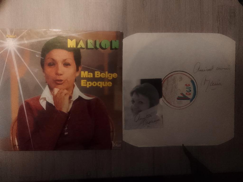 LP 33T MARION Ma Belge Epoque 1981 avec dédicace TBE, CD & DVD, Enlèvement ou Envoi, Utilisé