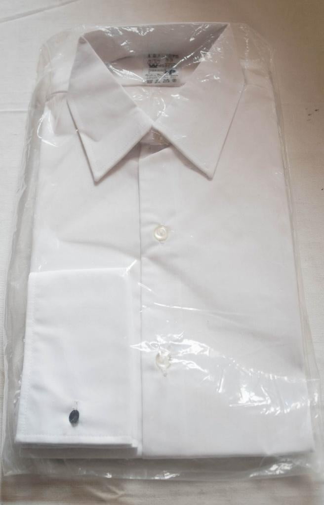 Chemise militaire blanche, Collections, Enlèvement ou Envoi, Armée de terre, Vêtements ou Chaussures