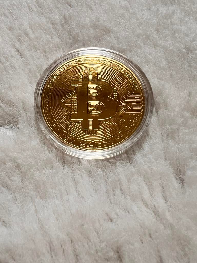 Bitcoin in omhulsel, Ophalen of Verzenden, Overige waardes, Losse munt