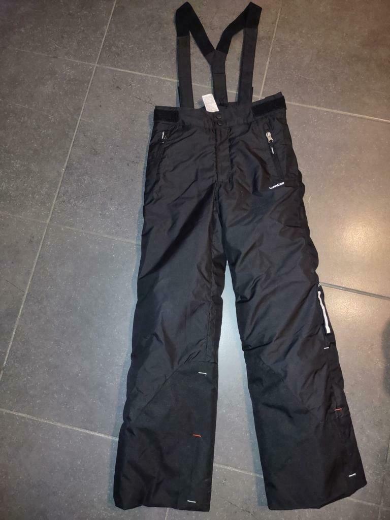 Zwarte skibroek Decathlon - maat 140, Jongen of Meisje, Decathlon, Zo goed als nieuw, Ophalen