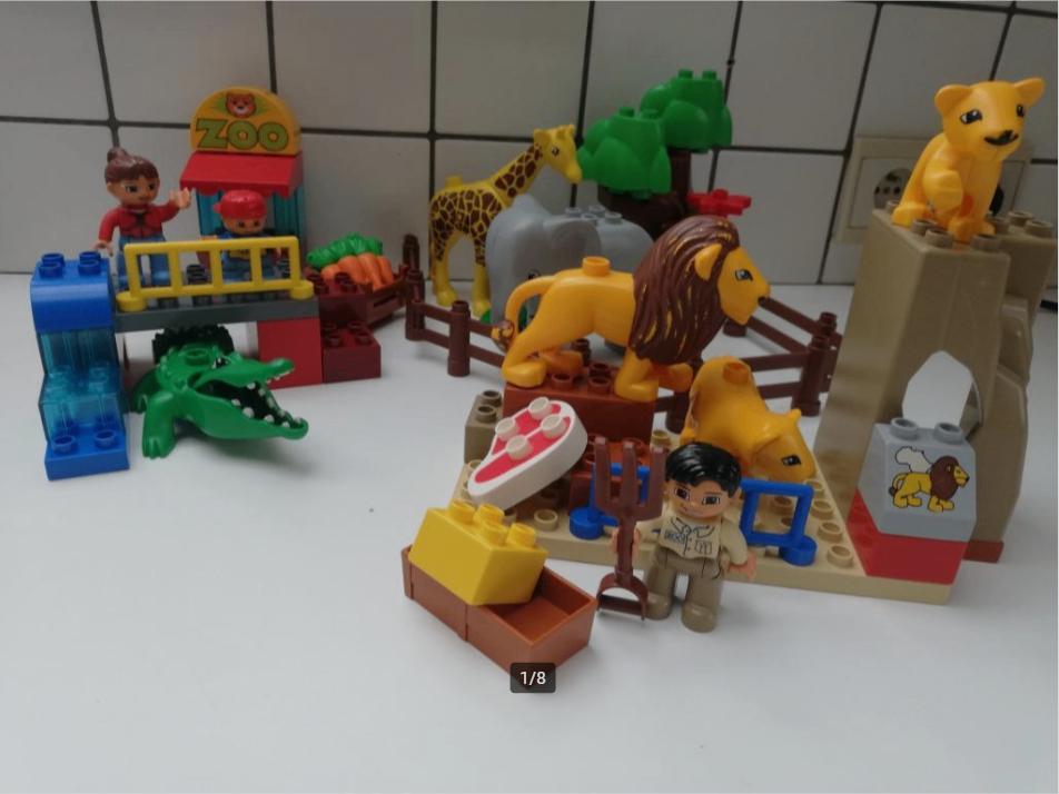 duplo zoo 5634 met quad, Ophalen of Verzenden, Gebruikt, Complete set, Duplo