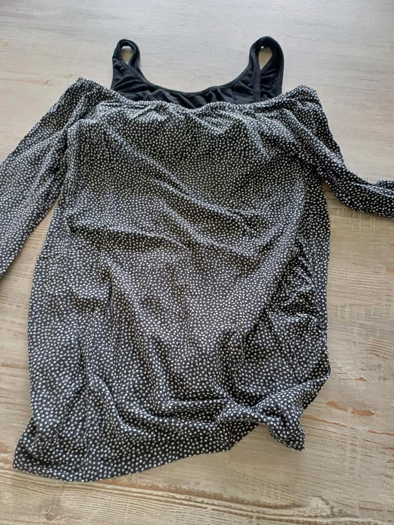 T shirt lange mouwen met topje in, Ophalen of Verzenden, Zo goed als nieuw, Maat 34 (XS) of kleiner