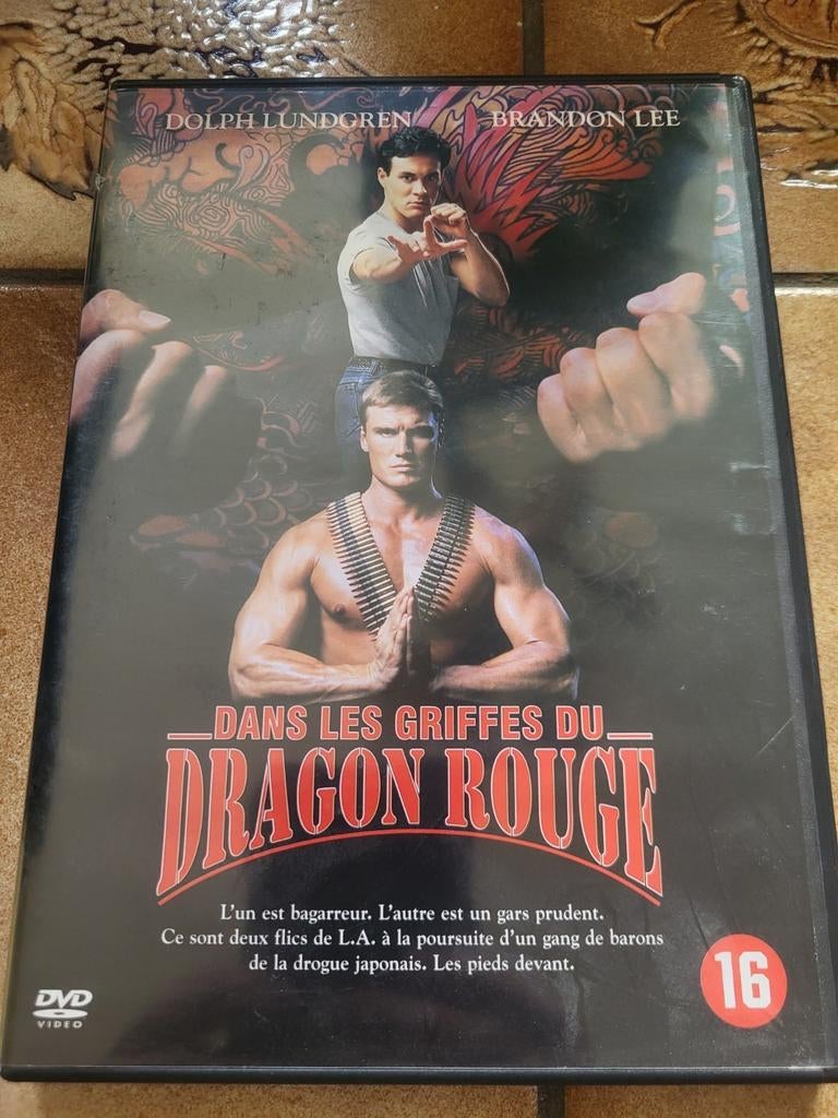 Dans les griffes du dragon rouge ( Brandon Lee / Lundgren), Ophalen of Verzenden, Zo goed als nieuw