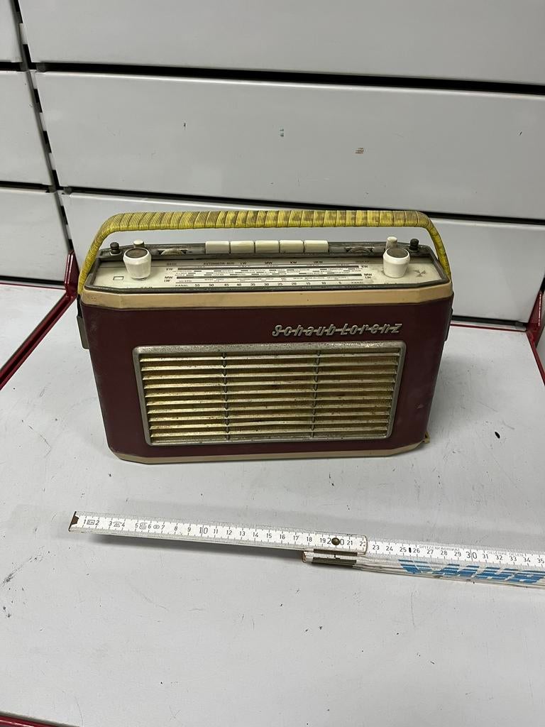 Radio Vintage Schaub-Lorenz Touring T50 Automaat (1964), Ophalen of Verzenden, Gebruikt, Radio
