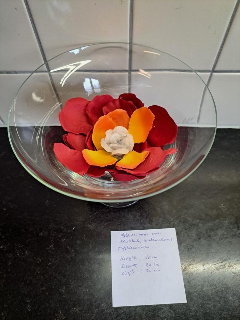 Stolp van glas waar je veel mee kan doen!!, Ophalen of Verzenden, Zo goed als nieuw