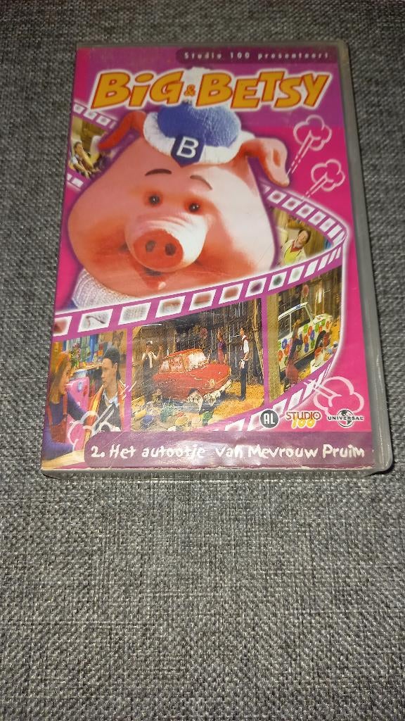 VHS Big & Betsy, Cd's en Dvd's, VHS | Kinderen en Jeugd, Gebruikt, Ophalen of Verzenden