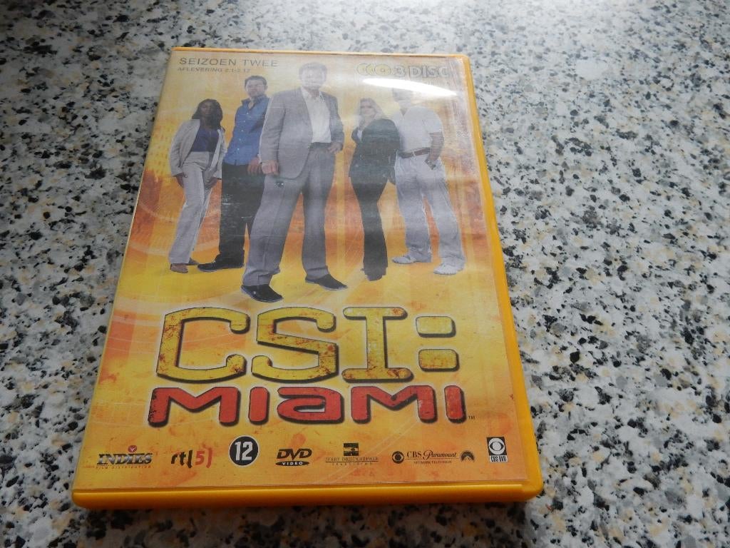 nr.1039 - Dvd box: CSI Miami seizoen 2, À partir de 12 ans, Enlèvement ou Envoi, Thriller