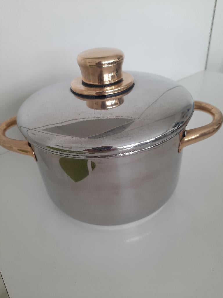 Kookpot Nameta Exclusiv inox 18/10, Huis en Inrichting, Keuken | Potten en Pannen, Inox, Gebruikt, Keramische plaat, Ophalen