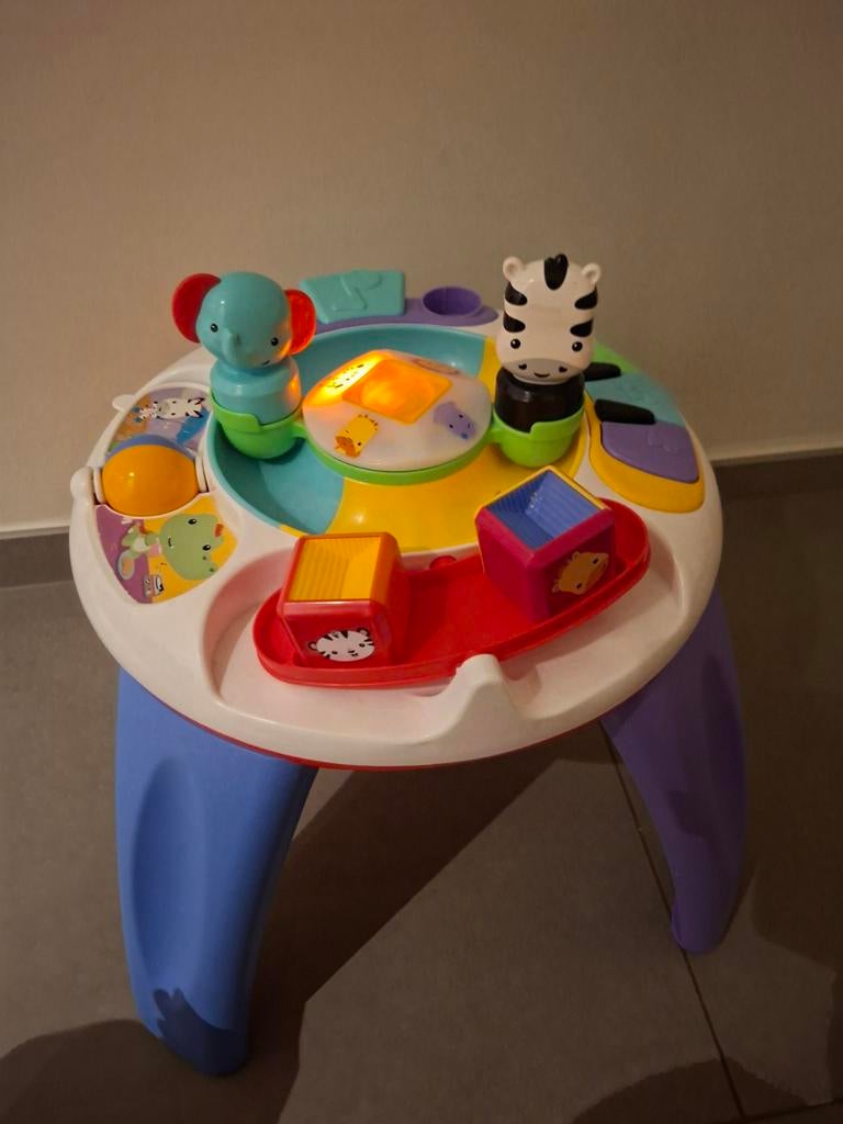Fisher-Price speeltafel, Ophalen