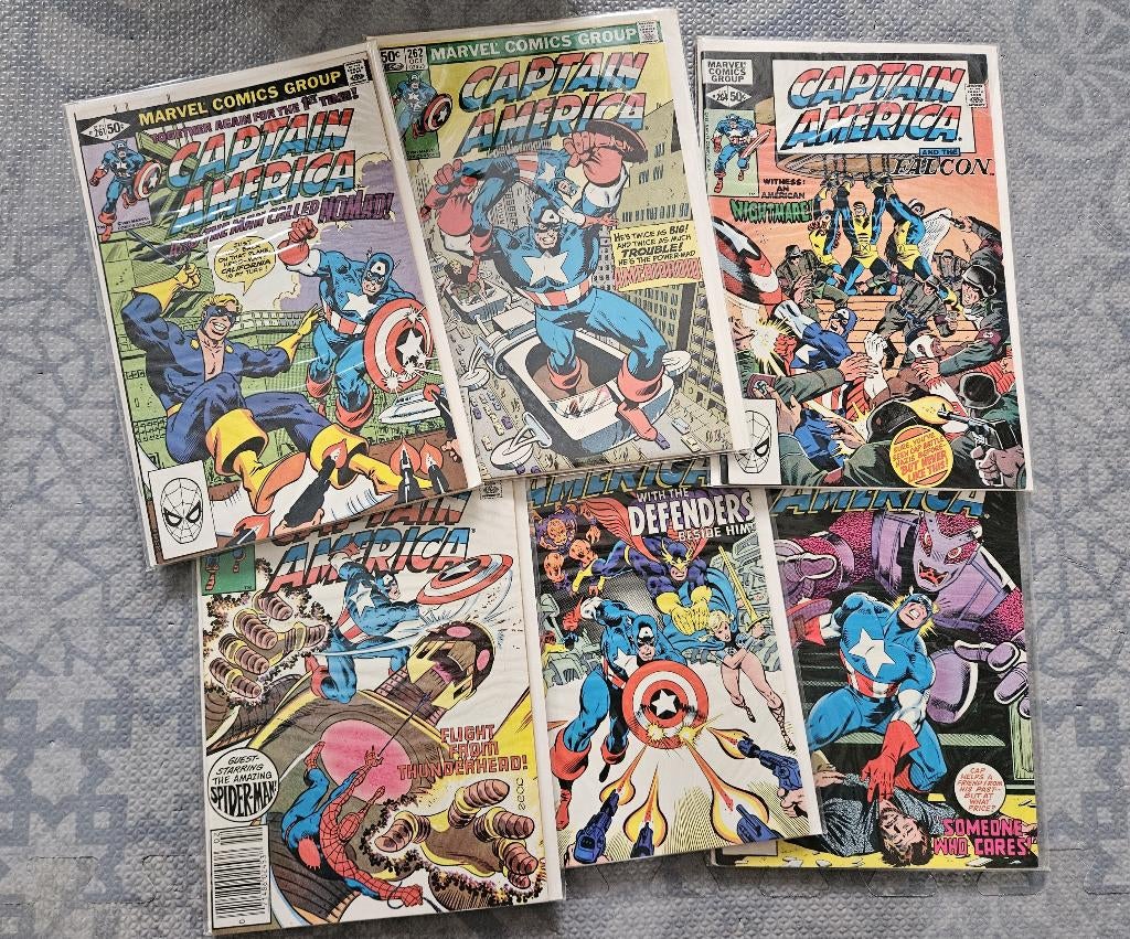 Captain America (vol.1) #261-270 (1981-82), Complete serie of reeks, Ophalen of Verzenden, Gelezen