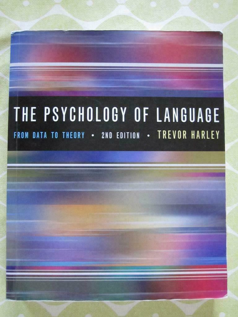 Studieboek: the psychology of language, Boeken, Studieboeken en Cursussen, Ophalen of Verzenden, Zo goed als nieuw, Hoger Onderwijs