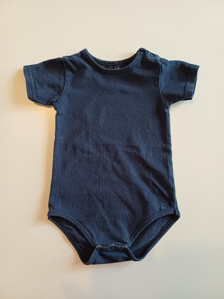 Blauwe romper / body maat 74/80 Zeeman, Kinderen en Baby's, Babykleding | Maat 74, Gebruikt, Jongetje of Meisje, Ophalen of Verzenden