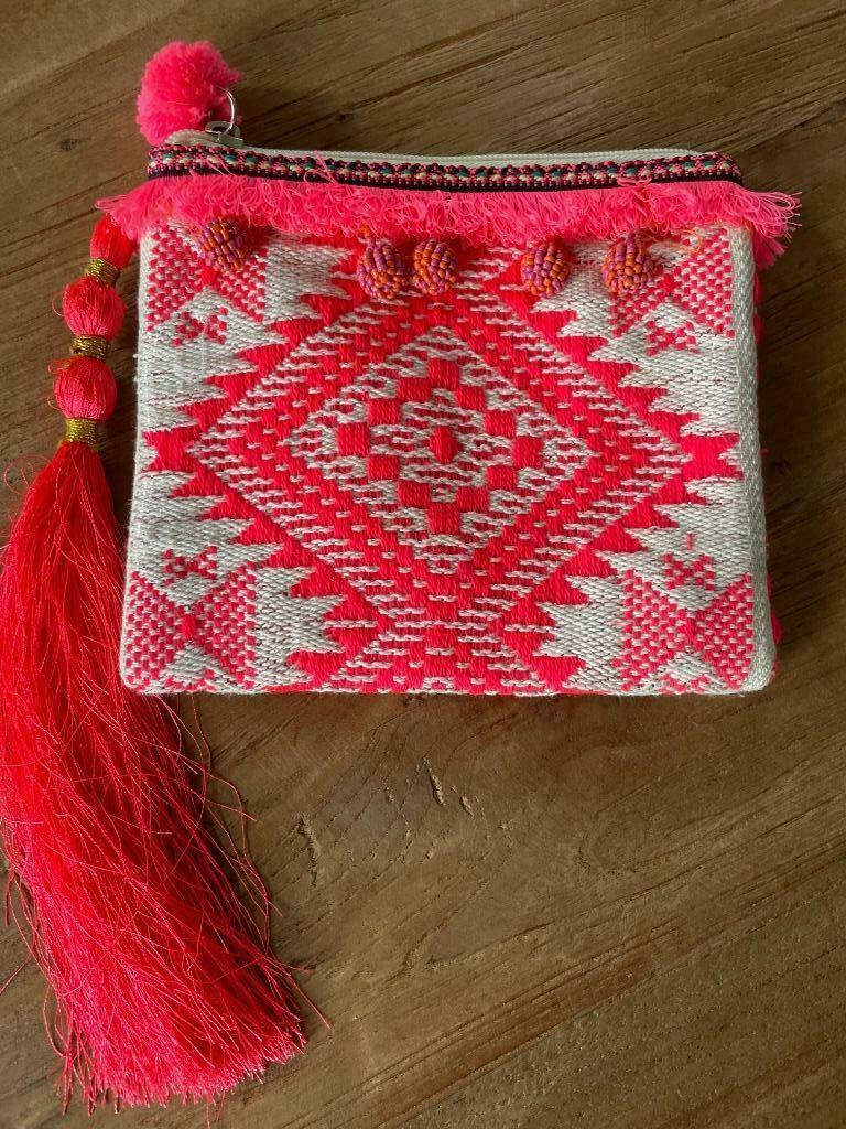 Toiletzakje Ibiza style, Handtassen en Accessoires, Toilettassen, Ophalen of Verzenden, Zo goed als nieuw, Roze, Meisje
